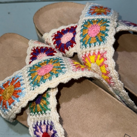 Dirty Laundry Plays Crochet Platform Sandals - Picture 9 of 9